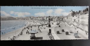 Dorset WEYMOUTH The Esplanade Looking Sth Wideview Postcard by ETW Dennis PW0610