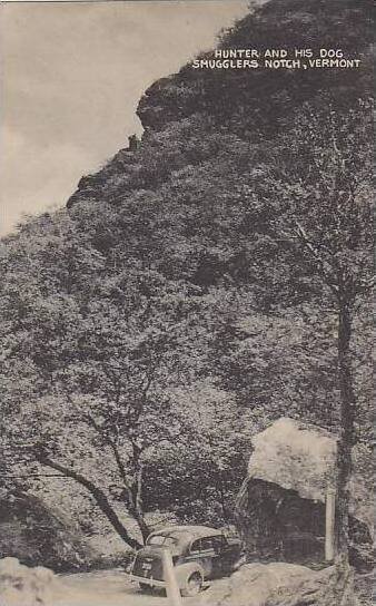 Vermont Smugglers Notch Hunter And His Dog