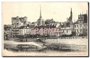 Old Postcard Saumur Quai De Limoges