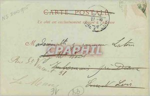 Old Postcard Chateau d'Anet La Salle des Gardes (map 1900)