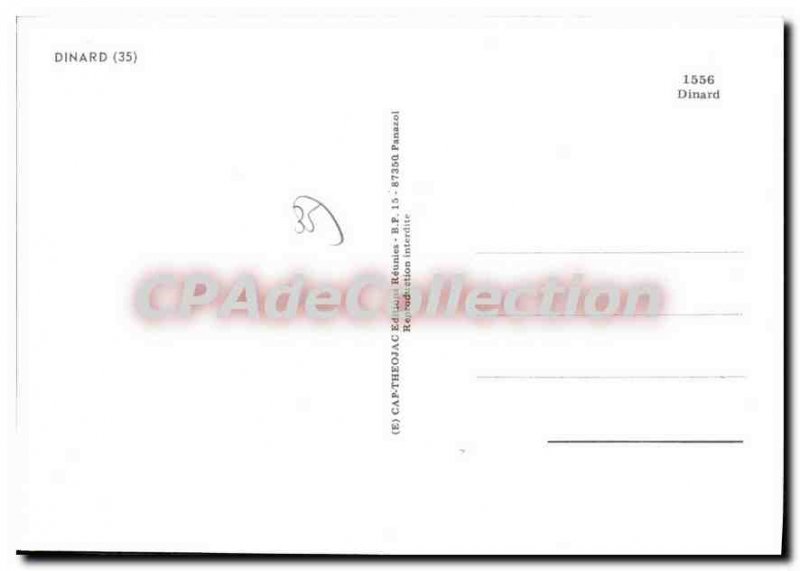 Modern Postcard From Dinard Emerald Coast