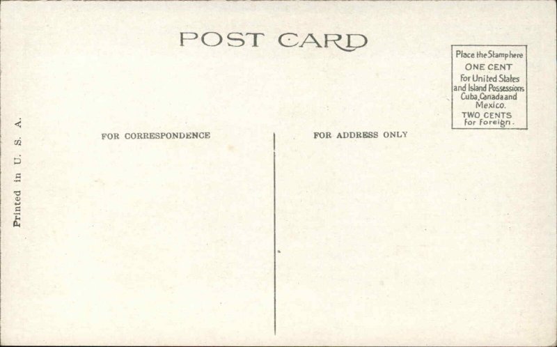 Crystal Beach Ontario On The Midway c1920 Postcard