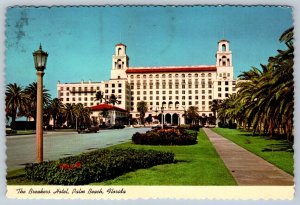 Breakers Hotel, Palm Beach, Florida FL, 1974 Postcard, Vision Week Slogan Cancel