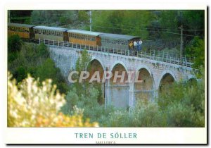 Postcard Modern Tren de Soller Mallorca