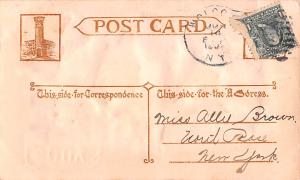 Bear Post Card Old Vintage Antique Teddy B postal used unknown