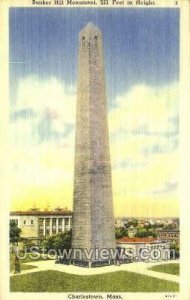 Bunker Hill Monument - Charlestown, Massachusetts MA  