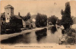 CPA St-PERE-sous-VEZELAY - Vue sur la Cure (657109)