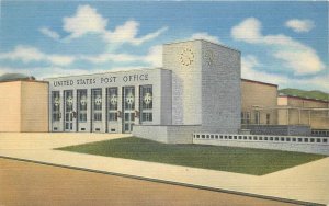 Postcard 1940s New Mexico :Los Alamos US Post Office occupation Teich 23-11904