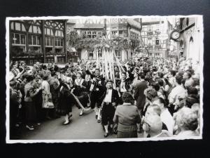 Germany: Bacharach Festival Dancing & Music in the Streets - Old RP Postcard