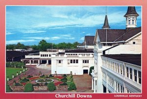 VINTAGE POSTCARD CONTINENTAL SIZE CHURCHILL DOWNS LOUISVILLE KENTUCKY