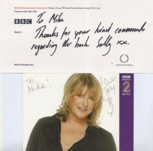 Sally Boazman BBC Radio 2 Presenter Hand Signed Photo & More
