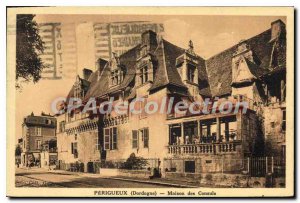 Old Postcard Perigueux Maison Des Consuls