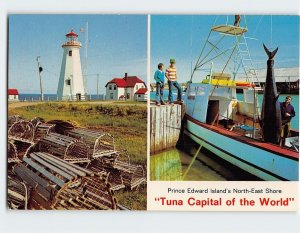 Postcard Tuna Capital Of The World, North-East Shore, Canada