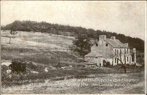 Loudon Pike Ontario Cove Mountain Hotel Summit Ruins c1900-20s Vintage Postcard