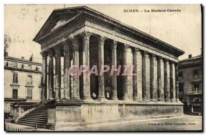 Old Postcard Nimes La Maison Carree