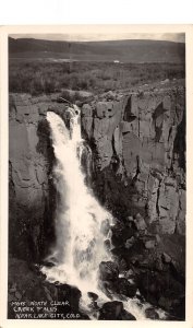 J36/ Lake City Colorado RPPC Postcard c1940s North Clear Creek Falls  81