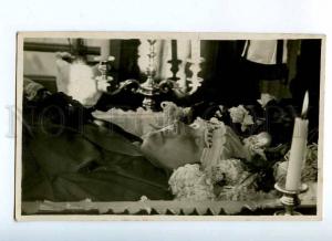 198832 RUSSIA FINLAND Funeral coffin candle vintage photo