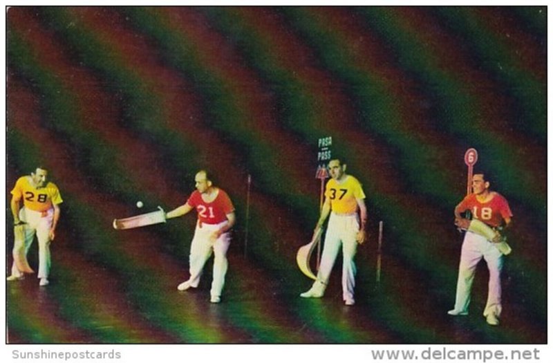 Stadium Jai Alai PLayers In Tijuana Mexico