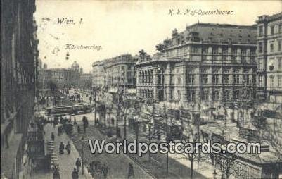 K K Hof Operntheater Wien, Vienna Austria 1909 