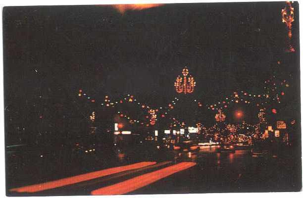 College Ave at Christmas,m Appleton, Wisconsin, WI, Chrome