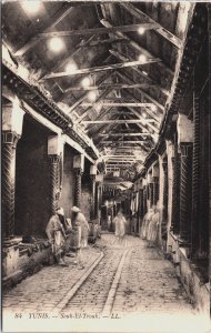 Tunisia Tunis Souk El Trouk Vintage Postcard C156