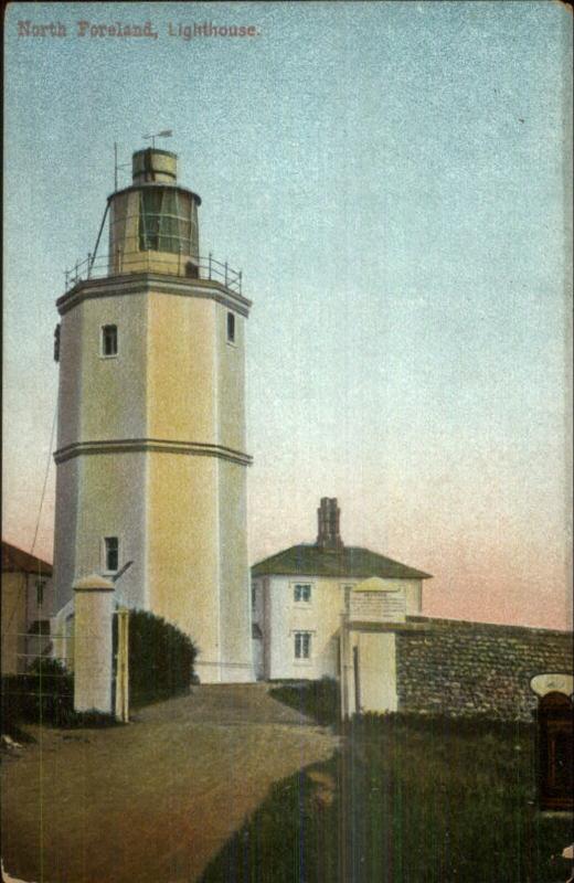 North Foreland UK Lighthouse c1910 Postcard