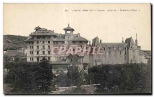 Old Postcard CHATEL-GUYON - Nouvel Hotel and Hotel Splendid