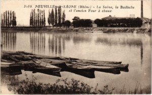 CPA Neuville-sur-Saone - La Saone - Badische - Ancien Four a Chaux (1036336)