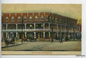 Bennington VT Street View Horse Wagons 1907 Postcard