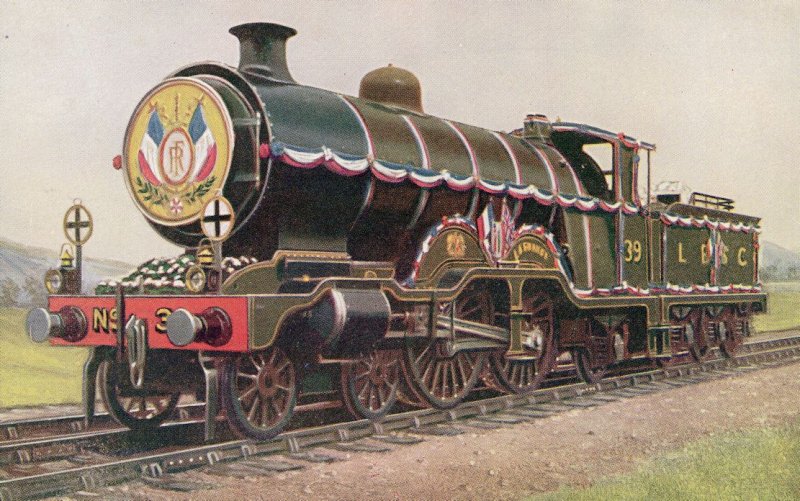 LBSC Class For H1 French President at Brighton Train Postcard