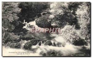 Old Postcard Around Coulsdon waterfall Poncet