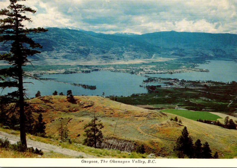 Canada British Columbia Osoyoos From Anarchist Mountain