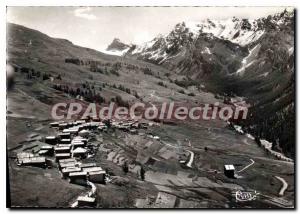 Postcard Old Saint Veran Htes Alps Commune Europe's highest aerial view panor...