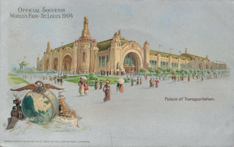 USA Official Souvenir World's Fair St Louis 1904 Palace of Transportation 02.91