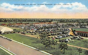 LP73 Sarasota  Florida Postcard Red Sox Baseball Training Camp