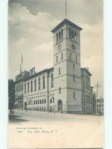 Unused Pre-1907 CITY HALL Utica New York NY Q1702