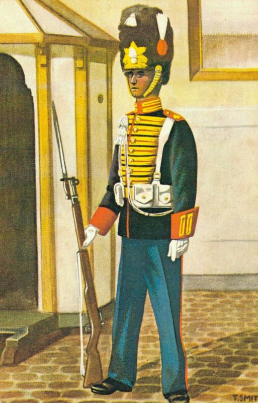 Military postcard Garderegiment Grenadiers Ceremoniële tenue Grenadier 02.14