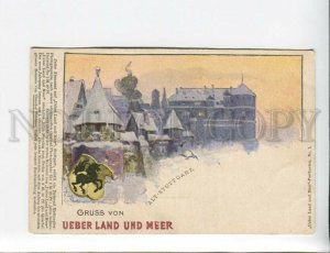 3173227 GERMANY GRUSS von UEBER LAND & MEER STUTTGART Vintage