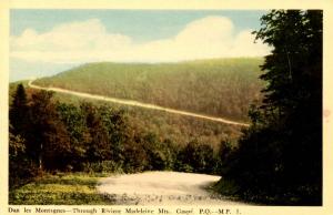 Canada - Quebec, Gaspe. Riviere Madeleine Mtns.