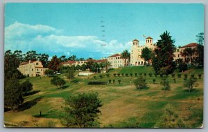 Postcard San Diego CA c1962 U.S. Naval Hospital Balboa Park Naval Medical Center