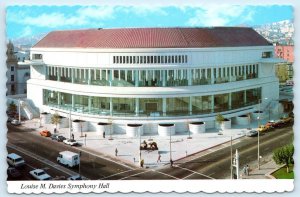 SAN FRANCISCO, CA ~ Louise M. Davies SYMPHONY HALL 4x6 ca 1970s Postcard