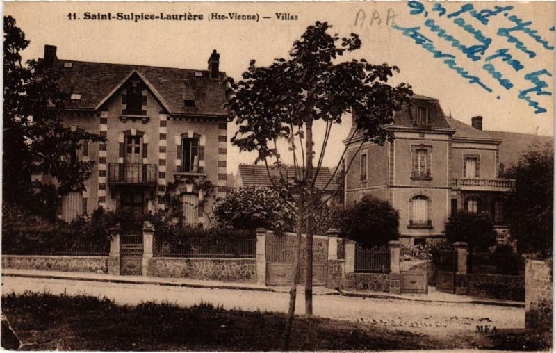 CPA St-SULPICE-LAURIERE - Villas (390650)