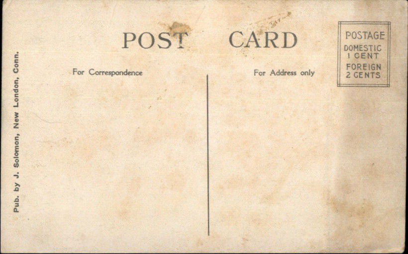 Stonington CT RR Train Station Depot c1910 Postcard United States