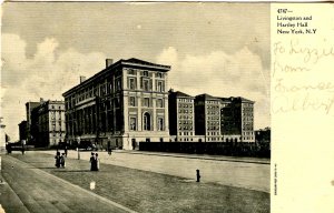 NY - New York City. Columbia Univ., Livingston & Hartley Hall