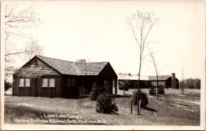 Real Photo PC Lone Lake Camp Yankee Springs National Park Hastings, Michigan