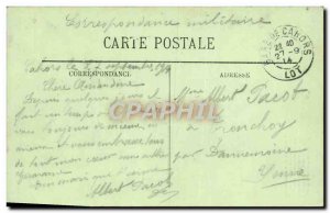 Postcard Old Cahors Monument mobile Lot militaria