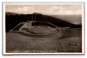 RPPC Thingstätte Heidelberg Theater Baden-Württemberg Germany UNP Postcard P28