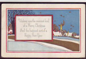 Christmas, winter scene 1930