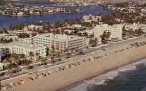 Aerial View of Beach - Fort Lauderdale, Florida FL  