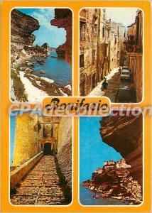 Postcard Modern Charm and colors of Corsica Bonifacio